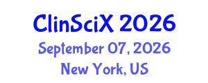 Clinical Sciences Exchange (ClinSciX) September 07, 2026 - New York, United States