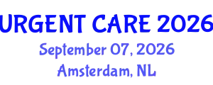Emergency Medicine Conference (URGENT CARE) September 07, 2026 - Amsterdam, Netherlands