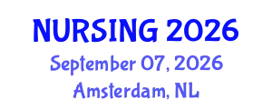 Nursing Conference (NURSING) September 07, 2026 - Amsterdam, Netherlands