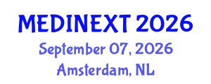Frontiers in Medicine and Health Care Conference (MEDINEXT) September 07, 2026 - Amsterdam, Netherlands