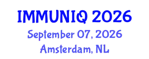 Immunology Conference (IMMUNIQ) September 07, 2026 - Amsterdam, Netherlands