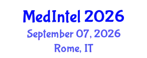 Global Medical Intelligence Conference (MedIntel) September 07, 2026 - Rome, Italy