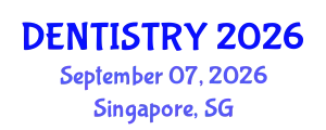 Dentistry Conference (DENTISTRY) September 07, 2026 - Singapore, Singapore