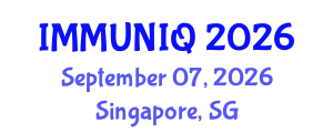 Immunology Conference (IMMUNIQ) September 07, 2026 - Singapore, Singapore