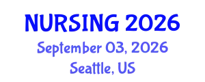 Nursing Conference (NURSING) September 03, 2026 - Seattle, United States