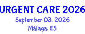 Emergency Medicine Conference (URGENT CARE) September 03, 2026 - Málaga, Spain