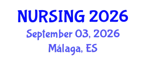 Nursing Conference (NURSING) September 03, 2026 - Málaga, Spain
