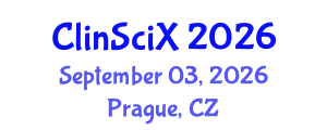 Clinical Sciences Exchange (ClinSciX) September 03, 2026 - Prague, Czechia