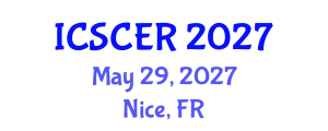International Conference on Structure and Civil Engineering Research (ICSCER) May 29, 2027 - Nice, France