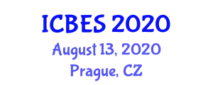 International Conference on Biomedical Engineering and Systems (ICBES) August 13, 2020 - Prague, Czechia