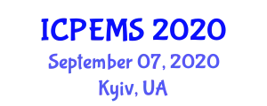 International Congress on Political, Economic and Management Sciences (ICPEMS) September 07, 2020 - Kyiv, Ukraine