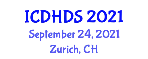 International Conference on Dental Health and Dental Science (ICDHDS) September 24, 2021 - Zurich, Switzerland
